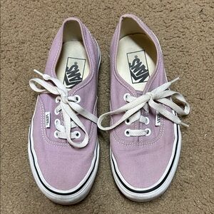 Vans Women's light purple canvas Sneakers